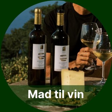 Mad til vin af naturvin og kologisk vin - ls om vores forslag her
