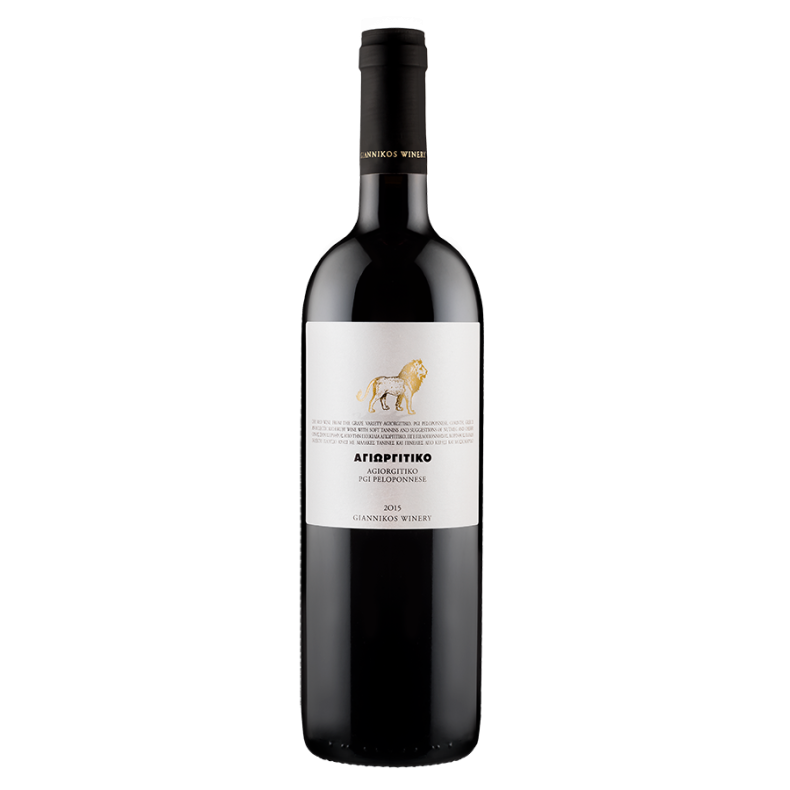 GIANNIKOS WINERY - LION 2019 - KOLOGISK RDVIN - 100% Agiorgitiko